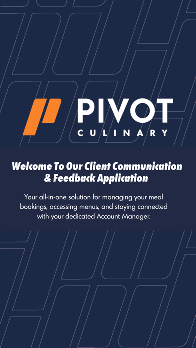 Screenshot 1 of Pivot Culinary Management App
