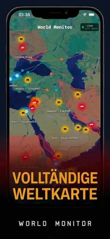 World Monitor - Echtzeit-News screenshot 2 of 6