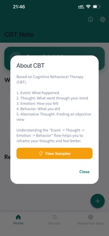 CBT Note Screenshot 2 of 9