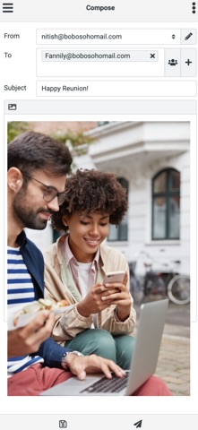 Bobosoho Email Chat Share screenshot