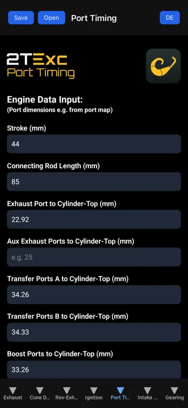 2TExc - 2T Exhaust Calculator screenshot 8 of 10