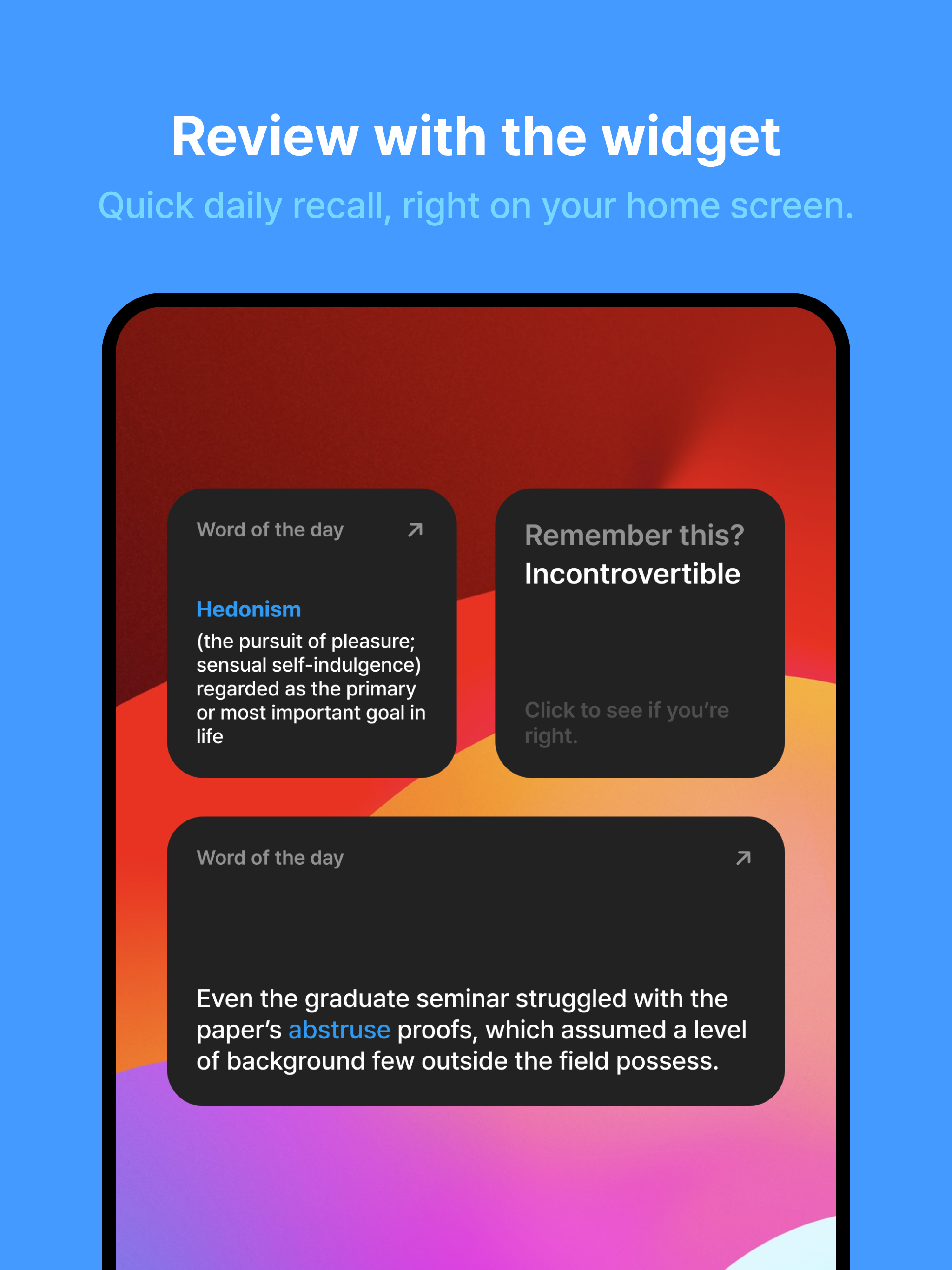 SAT Vocabulary - Bluenotes screenshot 8