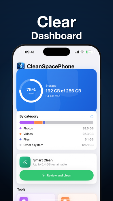 CleanSpacePhone Screenshot 1 of 5