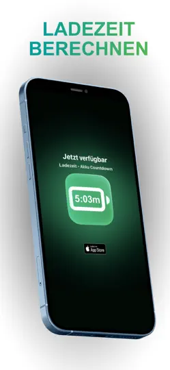 Screenshot von Ladezeit - Akku Countdown auf dem iPhone 4