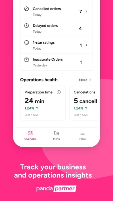 foodpanda partner Screenshot