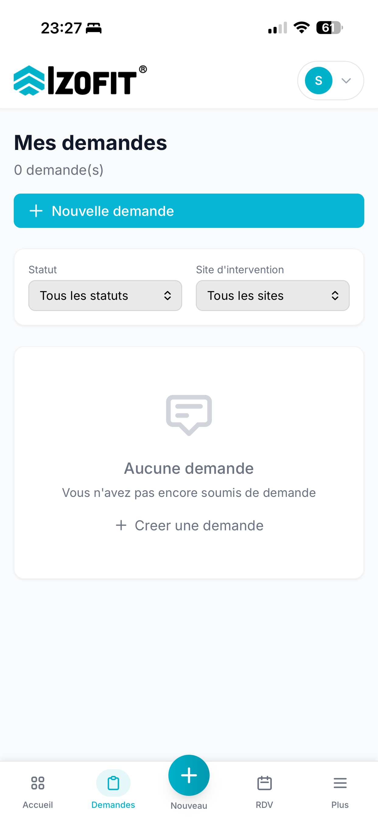 Portail Client IZOFIT screenshot 3
