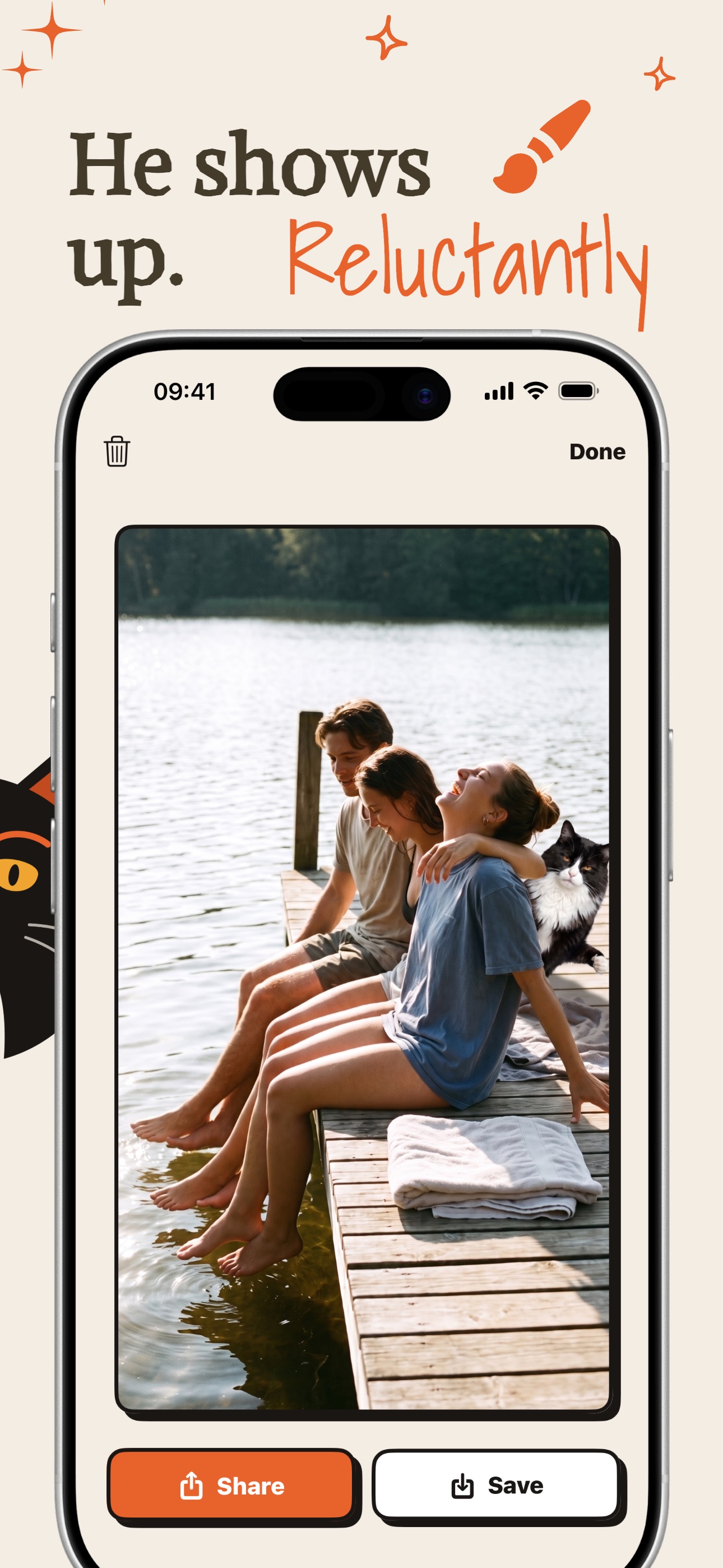 Screenshot 4 of Hissberto: Add a Cat to Photo