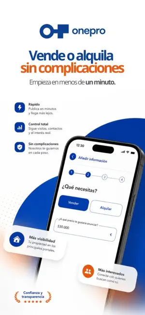 OnePro: Vende o Alquila screenshot 1