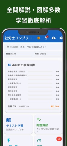 社労士コンプリートマスター2026解説付き iPhone screenshot