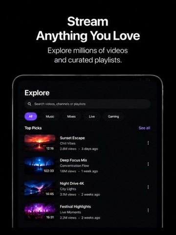 Apollo Musicㅤ iPad screenshot 1