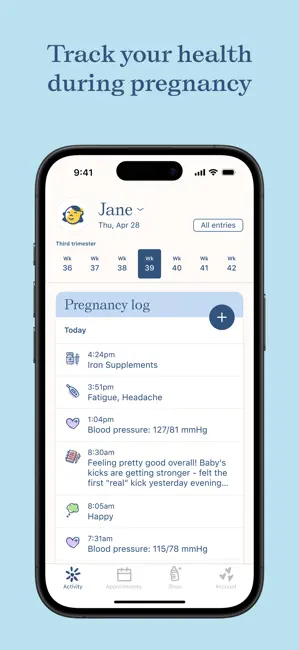 Nara Baby & Pregnancy Tracker iPhone screenshot 4