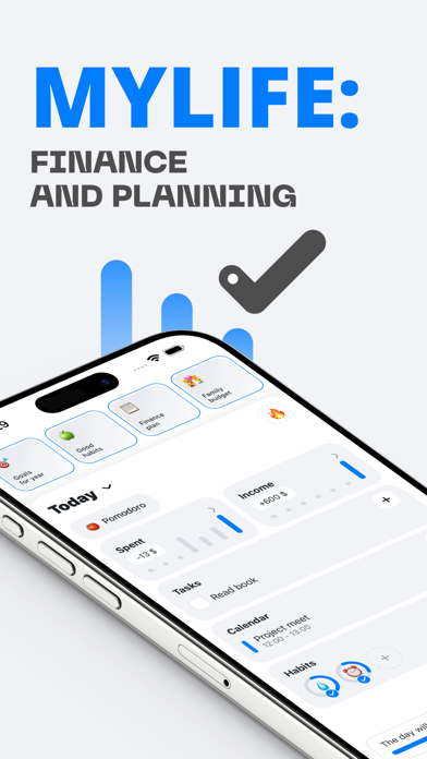 Screenshot #1 pour MyLife: finance & to do list