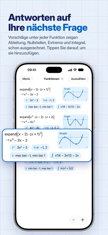 PocketCAS Mathematik-Rechner screenshot 2 of 10