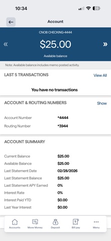 ConnectOne Bank Mobile Screenshot 3 of 5