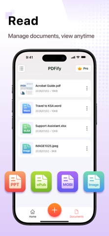 PDFify: PDF Converter & Scan iPhone screenshot