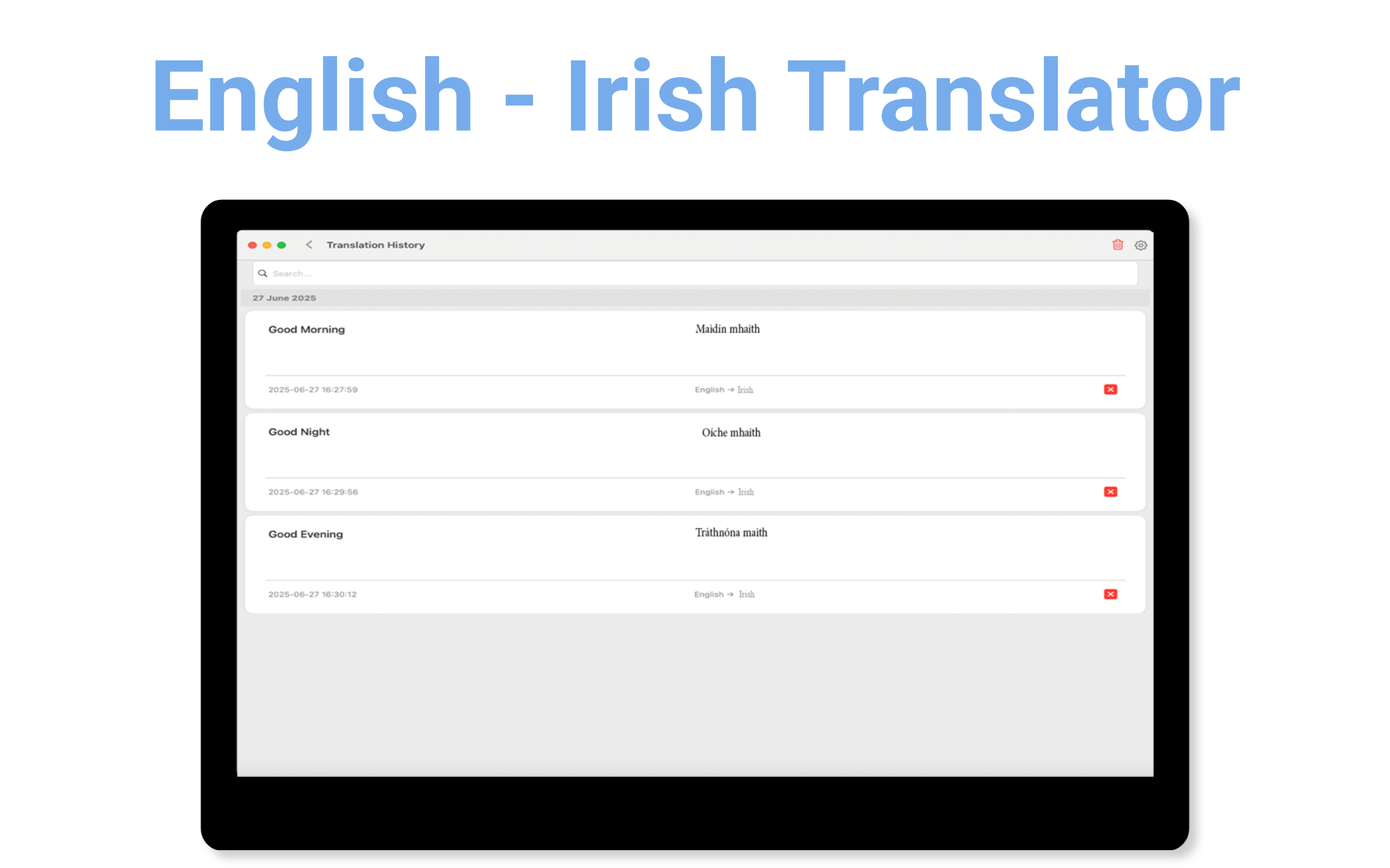 English - Irish Translator screenshot 18