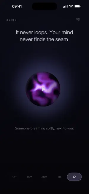Aside: Sleep Breathing Sound screenshot 2