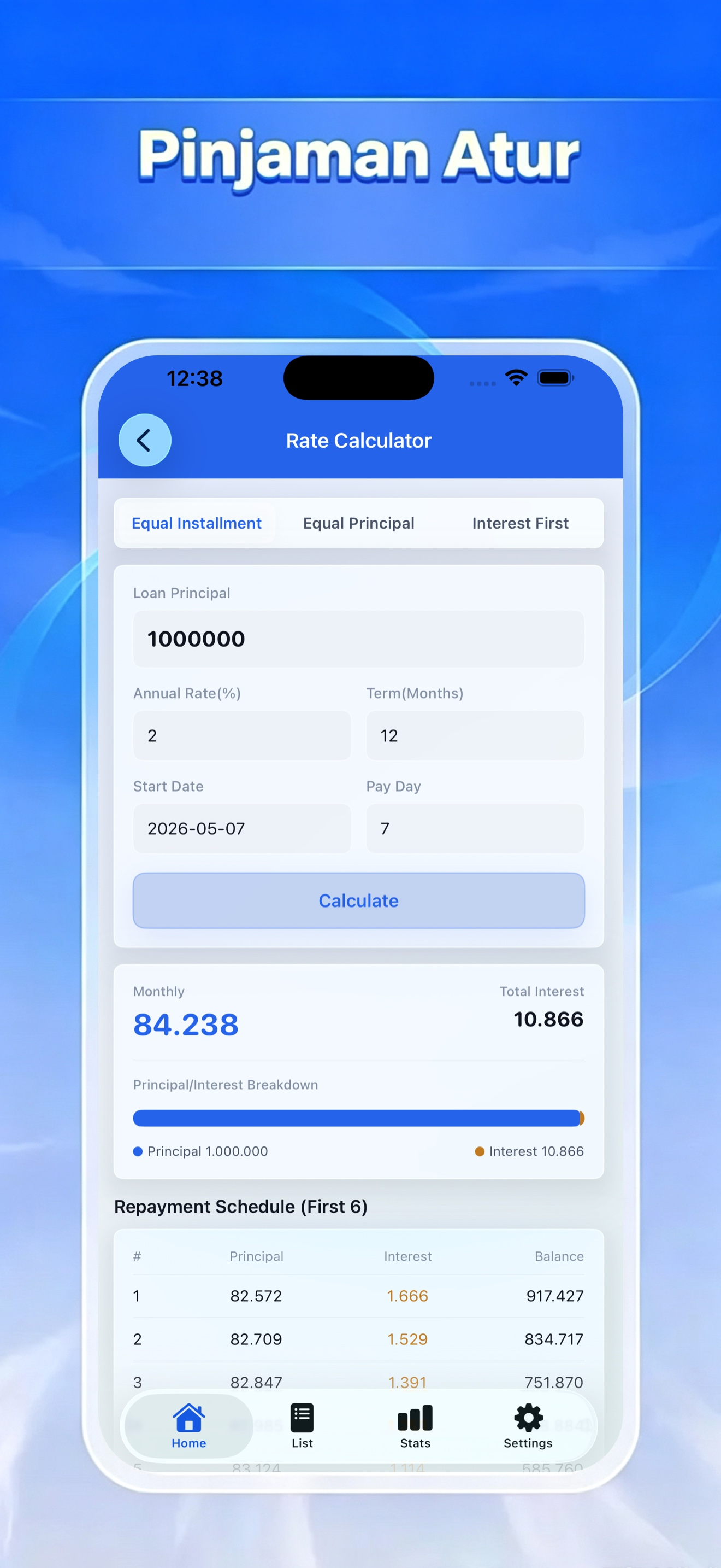 Pinjaman Atur-Loan Calculator