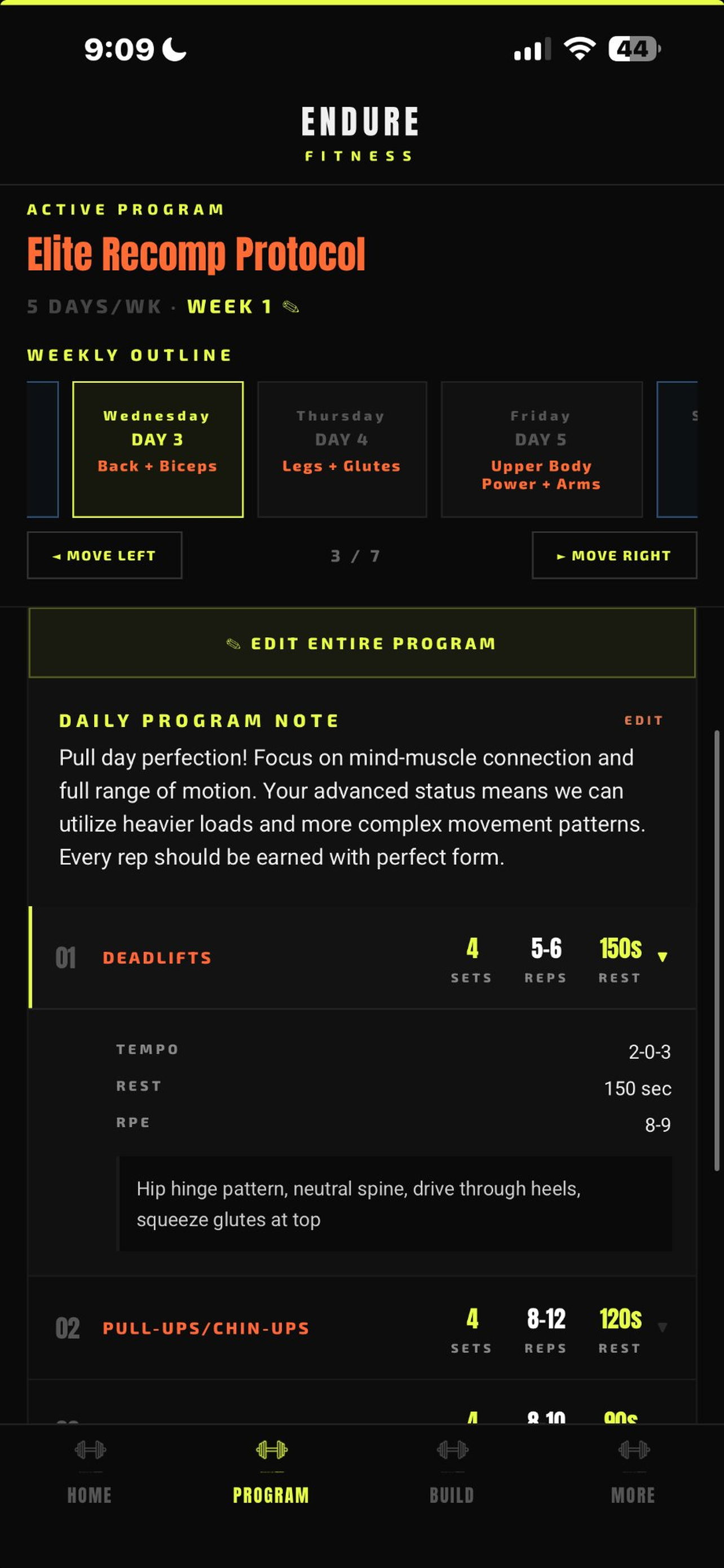 Endure FitApp