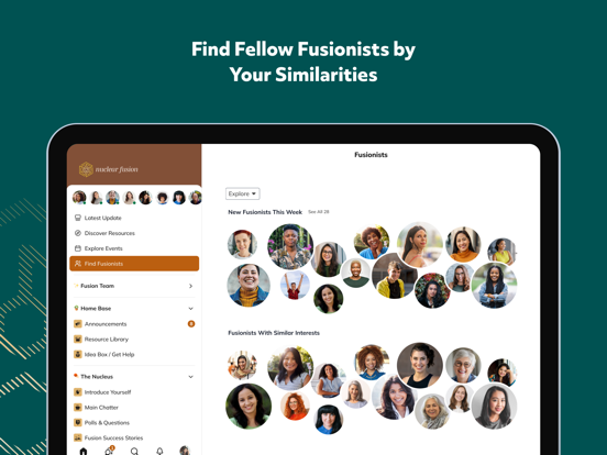 Nuclear Fusion Network iPad screenshot 2 - Social Networking app