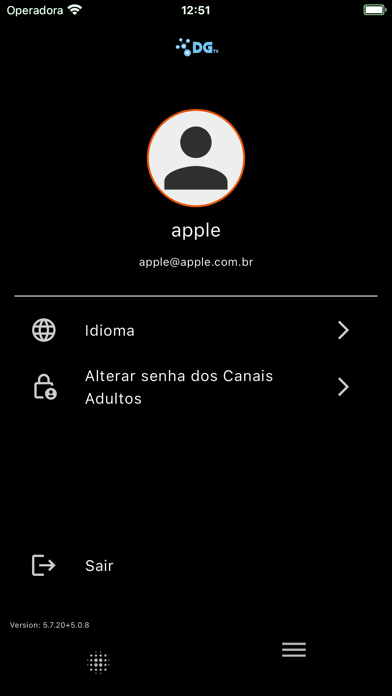 Screenshot #1 pour FibraDGTV