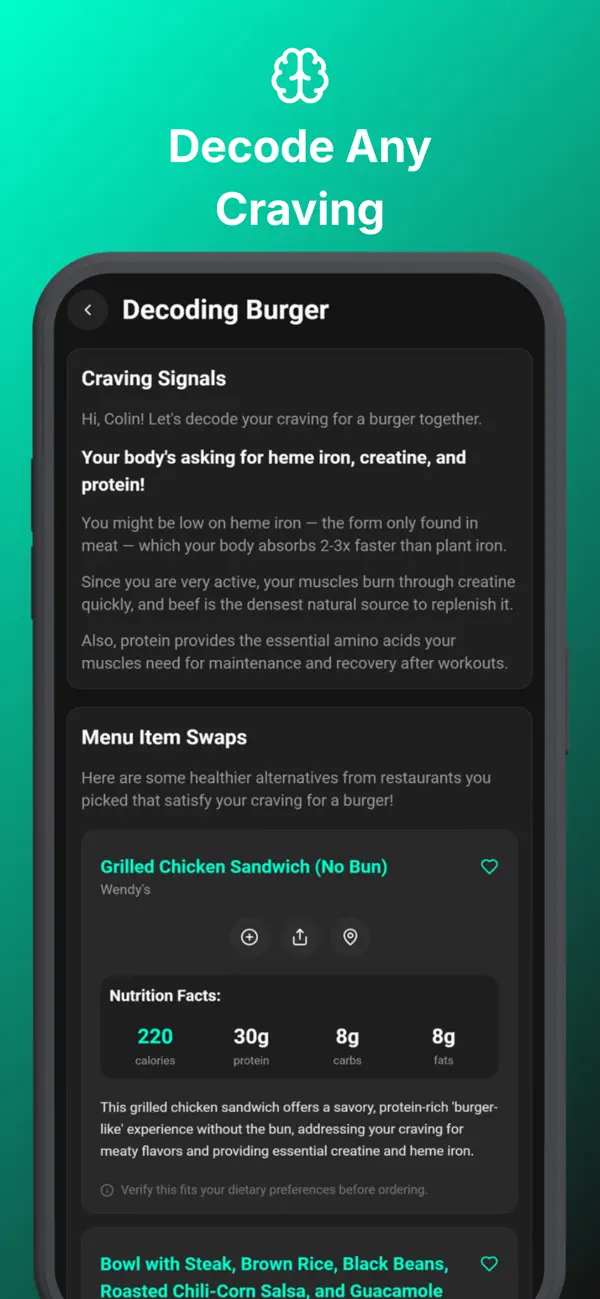 Screenshot #2 pour CraveAI: Craving Decoder