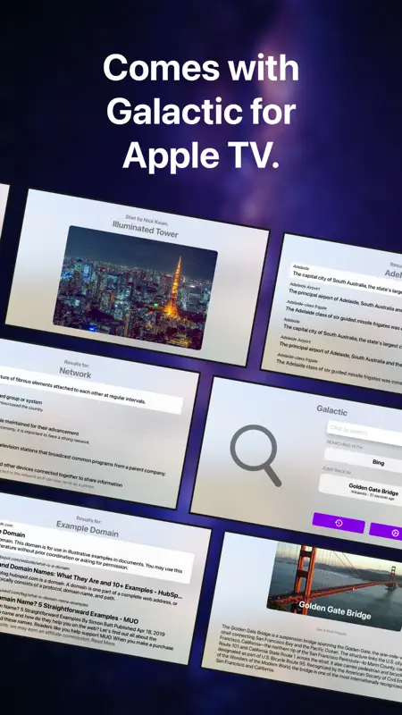Galactic: Web Browser for TV screenshot 6 of 6