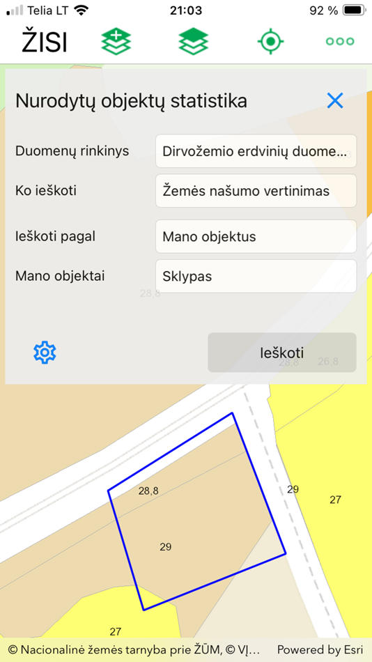 #8. ŽISIS (iOS) Podle: Valstybes imone Valstybes zemes fondas