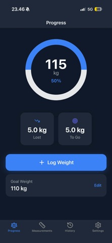 Weight and Body Tracker Screenshot 1 of 4