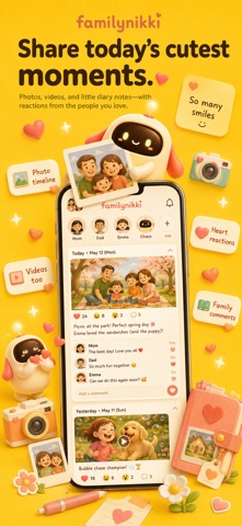 Kazoku Nikki: Family Calendar iPhone screenshot