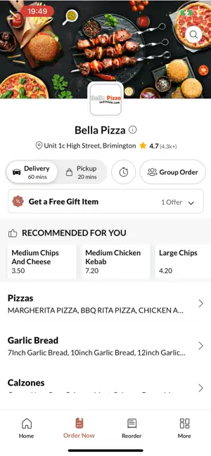Bella Pizza Brimington screenshot 3