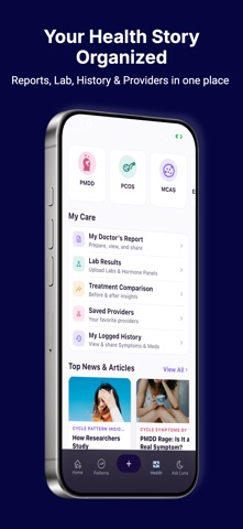 LunarWise Hormone & Cycle AI screenshot