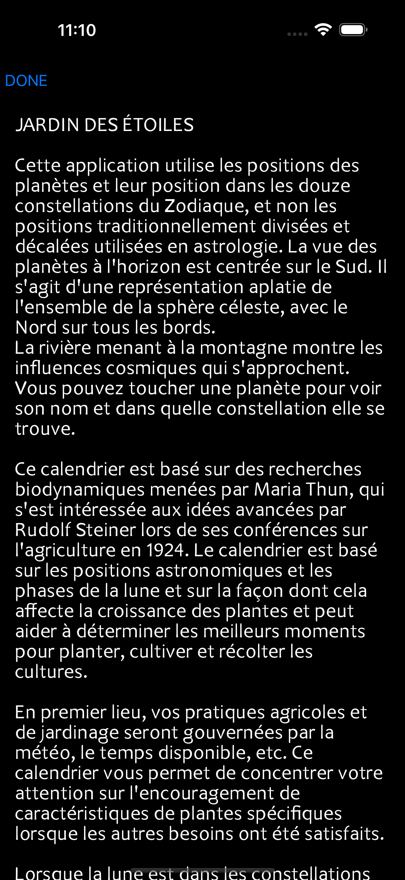 Jardin Cosmique