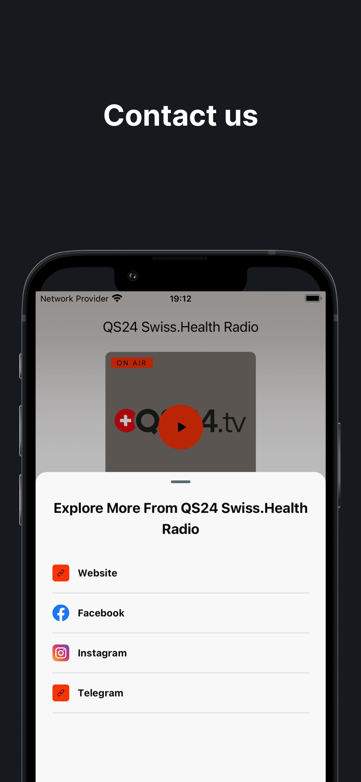 QS24 Swiss.Health Radio screenshot 3