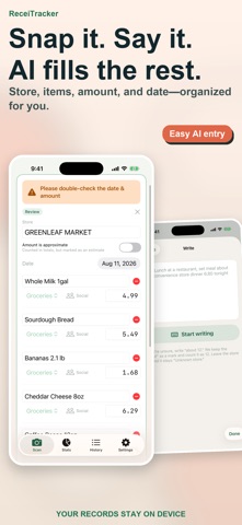 ReceiTracker: Receipt Scanner Screenshot 3 of 9