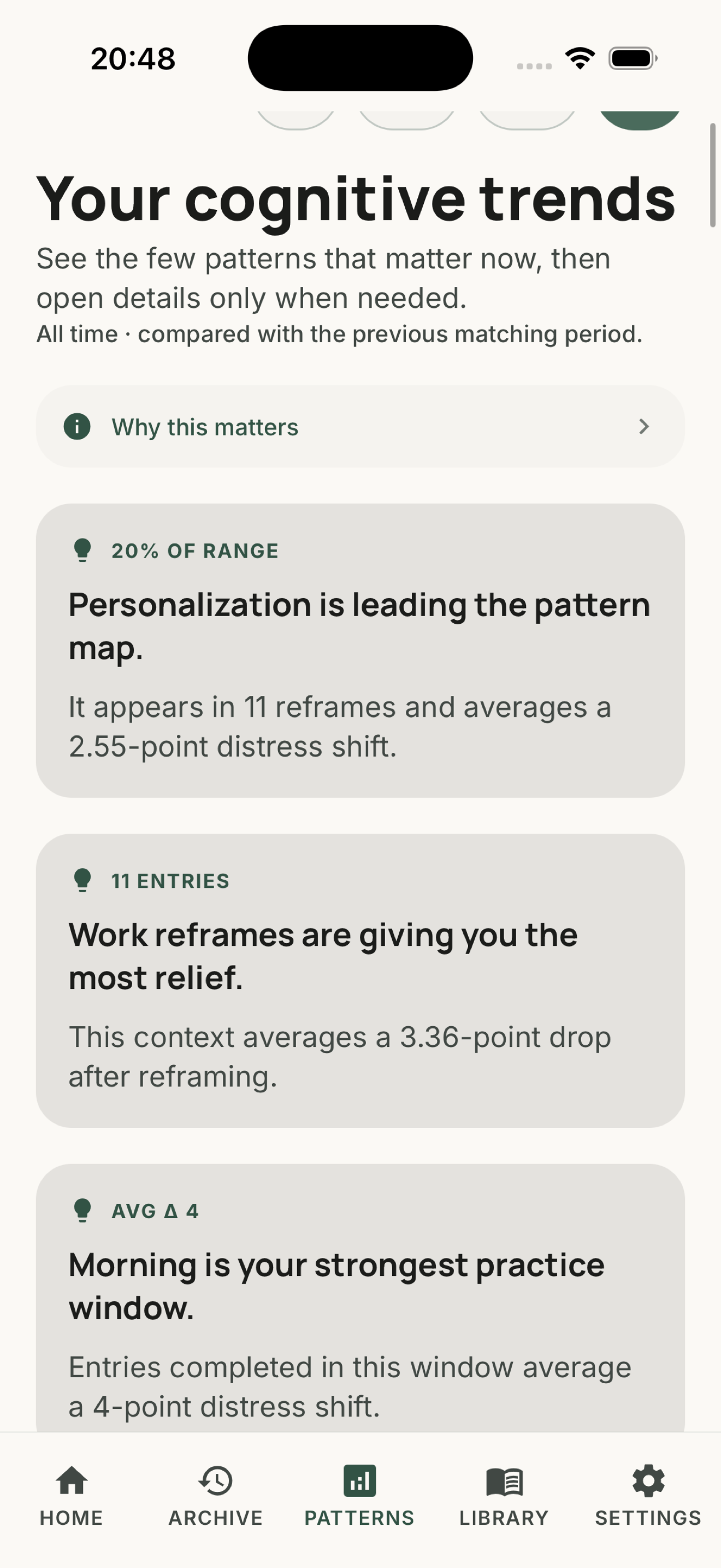 Relief - CBT Reframing Tool screenshot 4