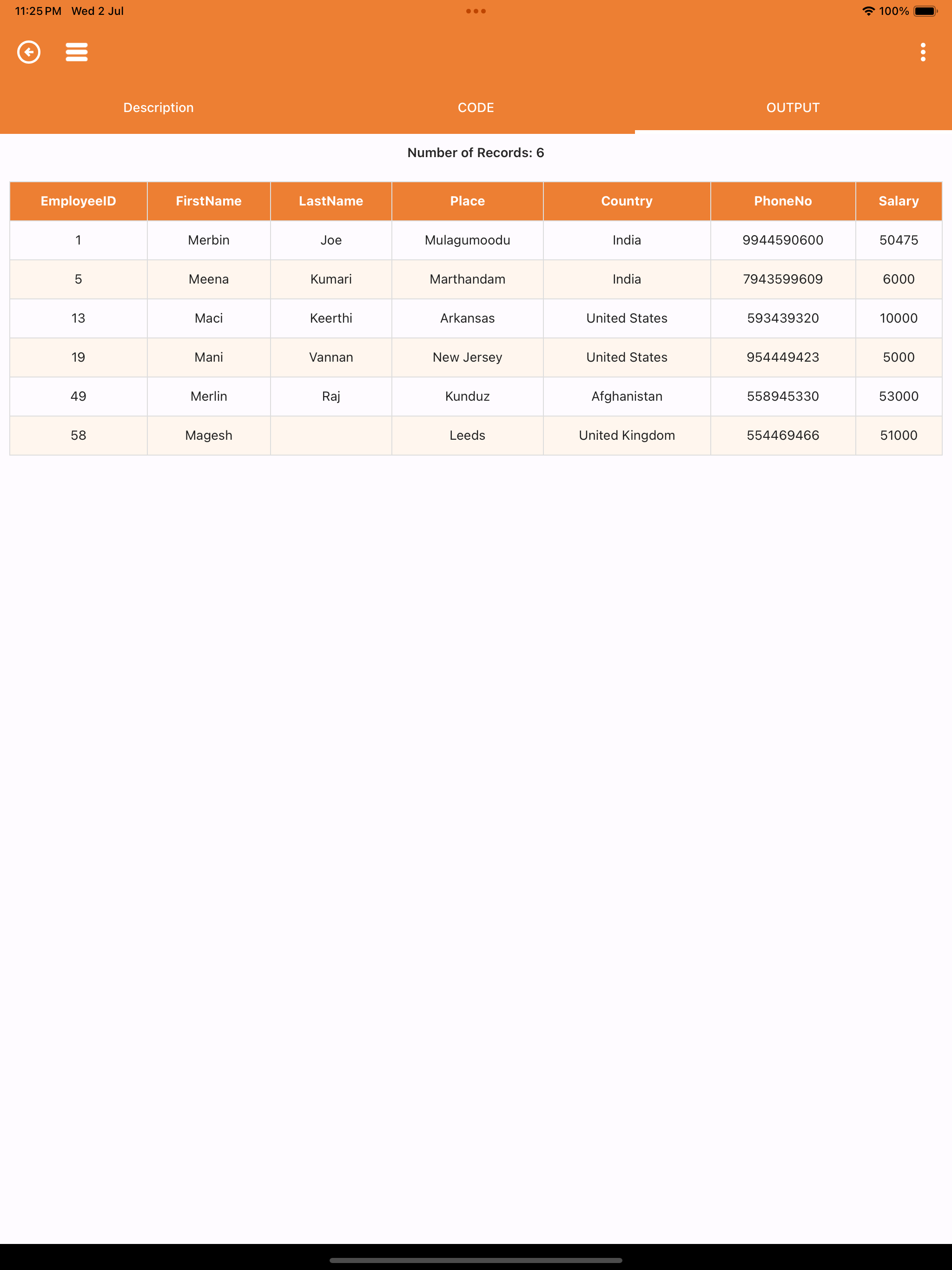 SQL Code Play