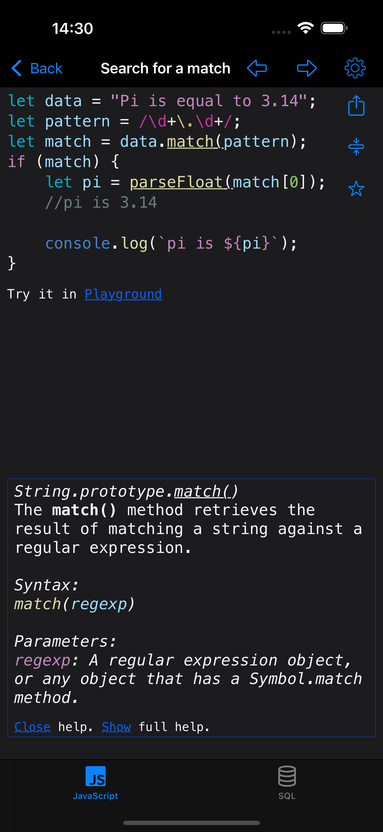 JavaScript & SQL screenshot 4