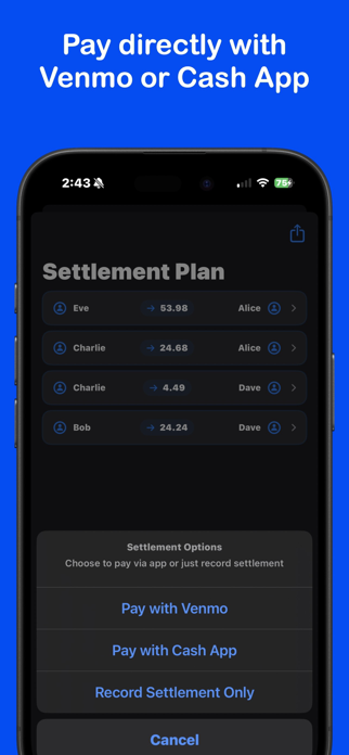 Tab Tally - Split Group Bills Screenshot 5 of 10