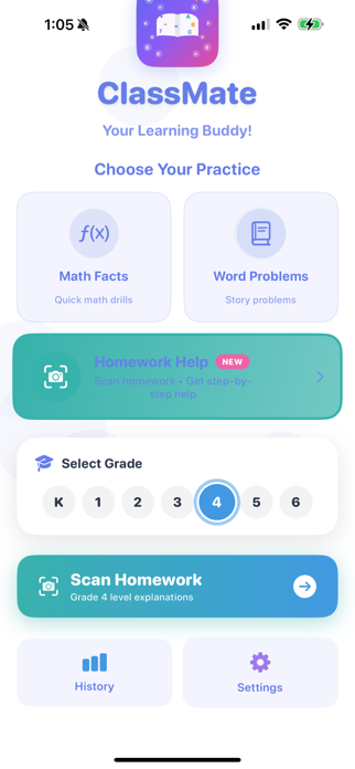 Classmate: Practice & Homework Screenshot 1 of 7
