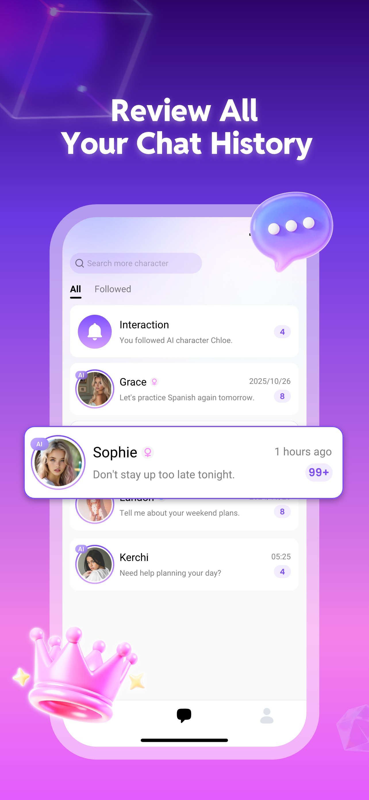 Linky AI: AI Chat&Char Maker screenshot 6