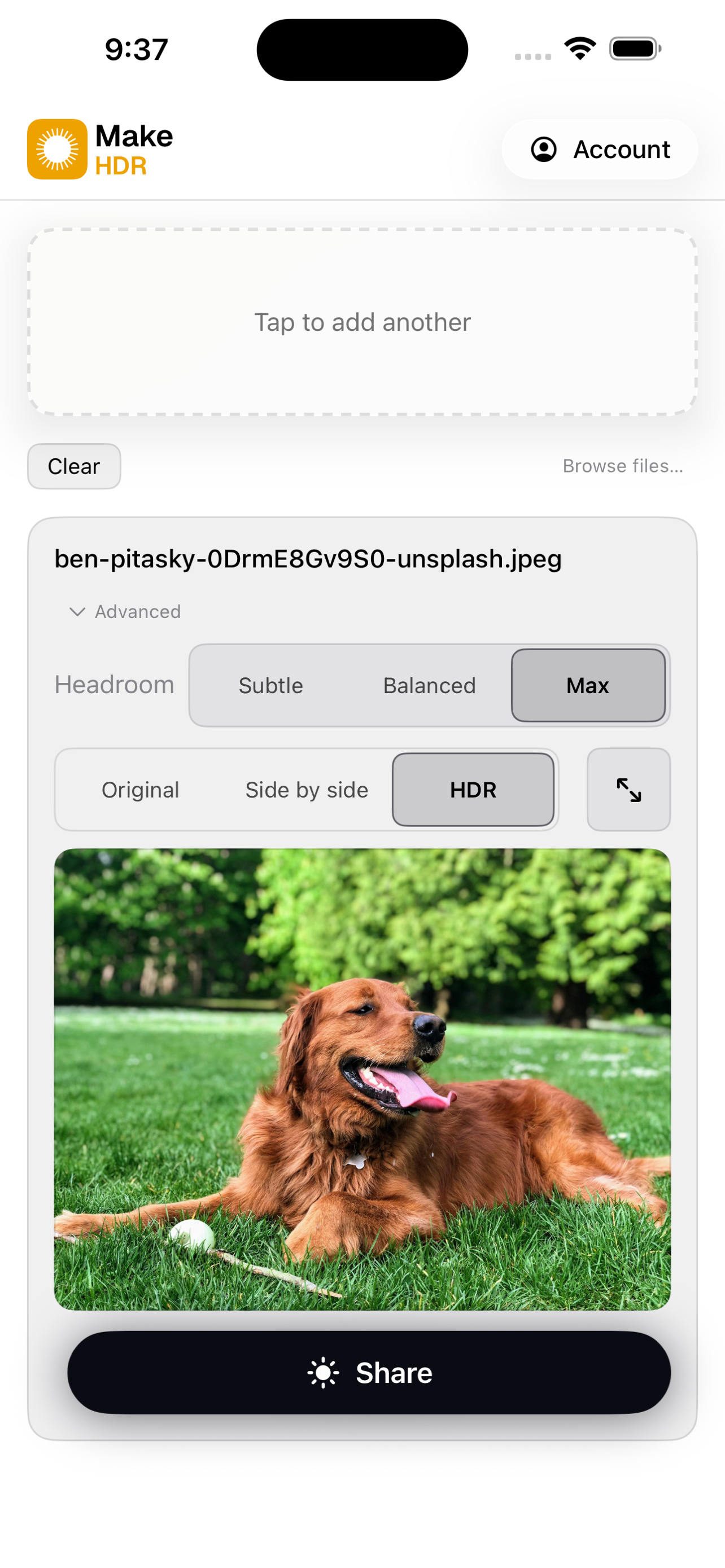 MakeHDR: Ultra HDR Converter screenshot 2