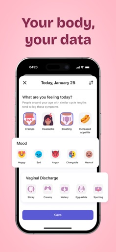 Clover－Period & Cycle Tracker screenshot 4