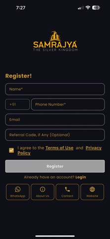 Samrajya Silvers App Screenshot 2 of 5