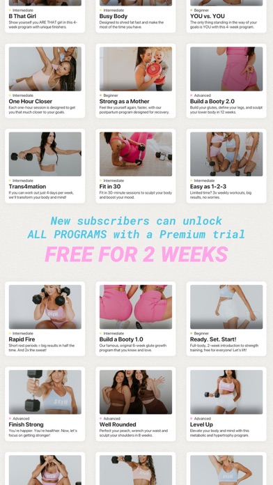 Sesh: Women Fitness & Workouts Screenshot