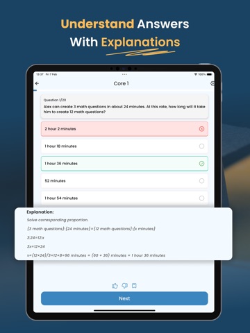 CBEST Practice Test 2026 iPad screenshot