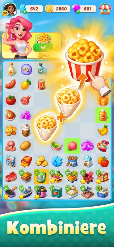 Foodstars: Merge & Cook screenshot 2 of 7