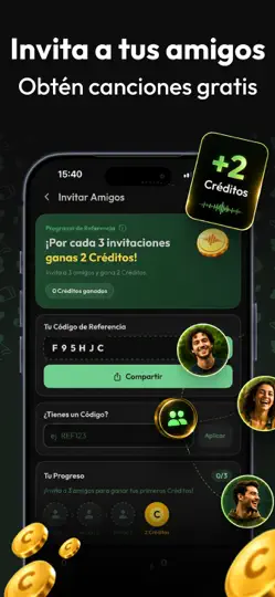 Captura de pantalla de Beatron: Generador AI en iPhone 2