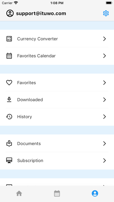 Finance Reports Screenshot