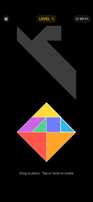 Puzzle Tangram screenshot 2